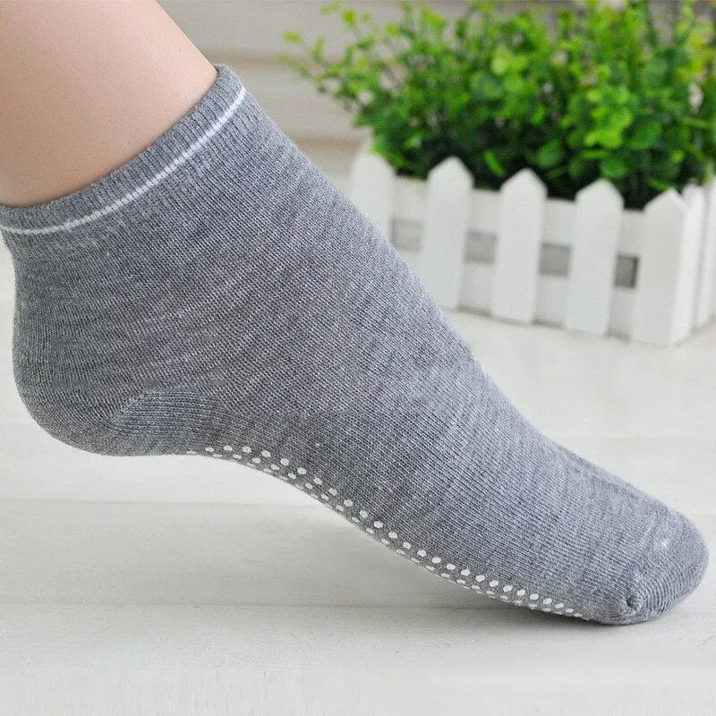 Chaussettes courtes antidérapantes en coton pour femme "Ug sports -Yoga Socks"