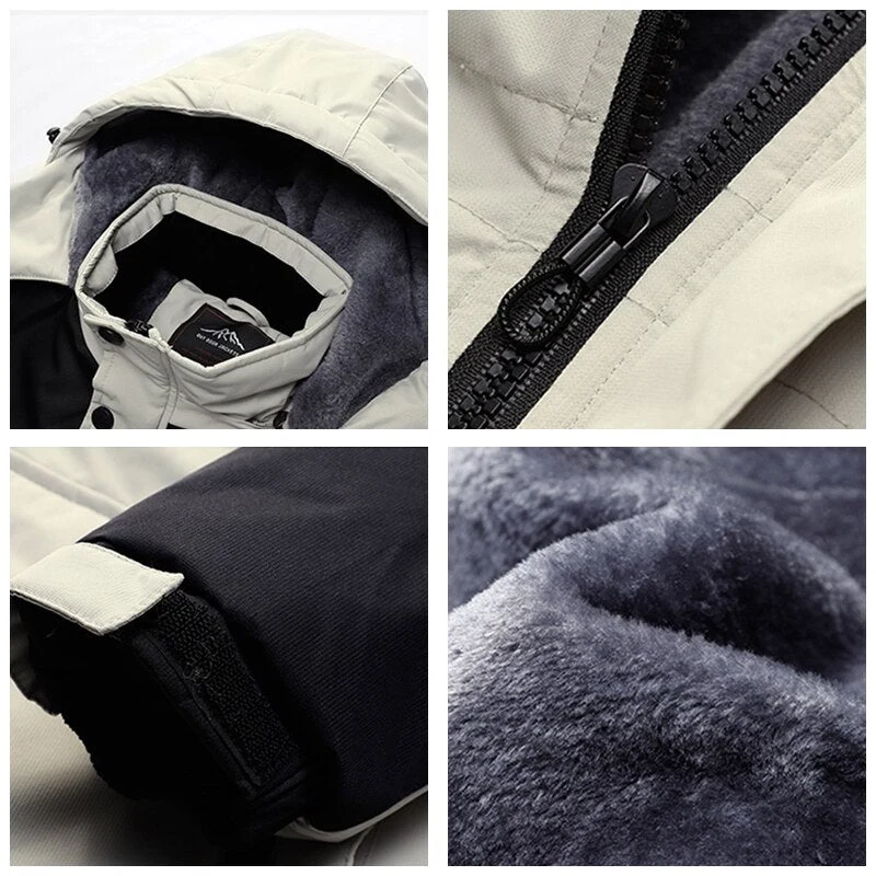 Parka d'hiver en polaire pour homme 1kg "CHAIFENKO - RMX"