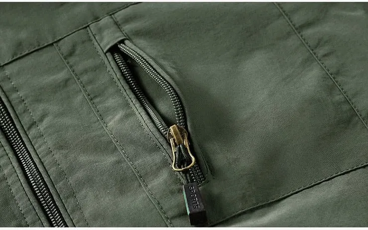 Parka d'hiver et imperméable décontractée en polaire pour homme 700g "TELLHIGH - Bomber outdoor"
