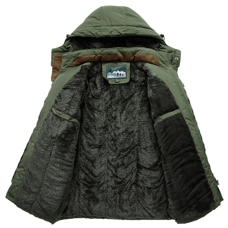 Parka en polaire avec capuche détachable doublure en coton "Jp Vogue - Rought Stock"