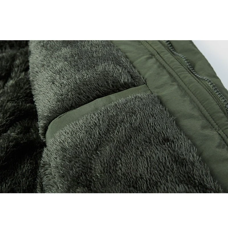 Parka en polaire avec capuche détachable doublure en coton "Jp Vogue - Rought Stock"