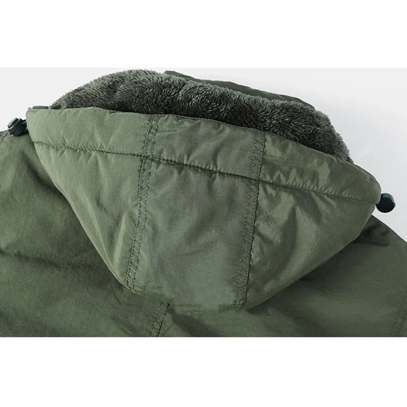 Parka en polaire avec capuche détachable doublure en coton "Jp Vogue - Rought Stock"