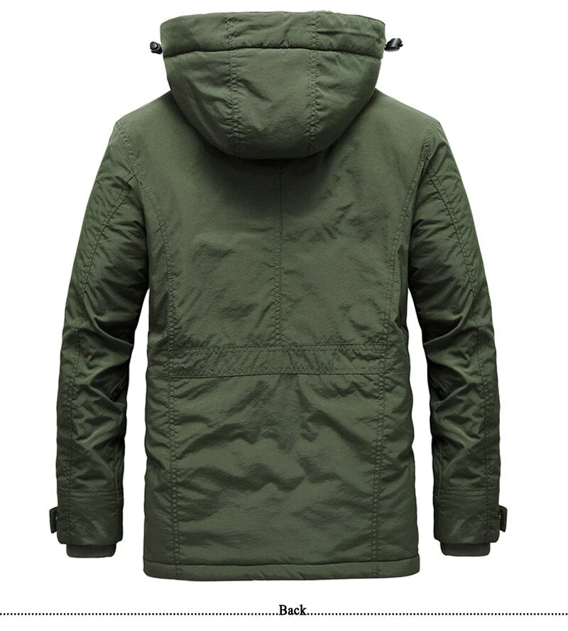 Parka en polaire avec capuche détachable doublure en coton "Jp Vogue - Rought Stock"