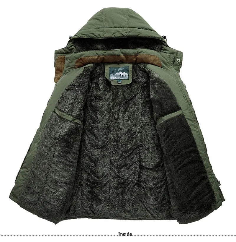 Parka en polaire avec capuche détachable doublure en coton "Jp Vogue - Rought Stock"