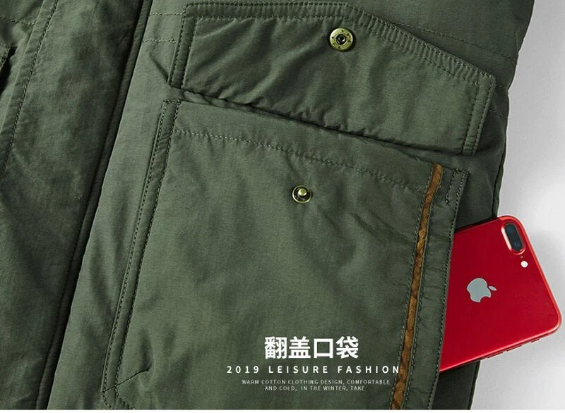 Parka en polaire avec capuche détachable doublure en coton "Jp Vogue - Rought Stock"