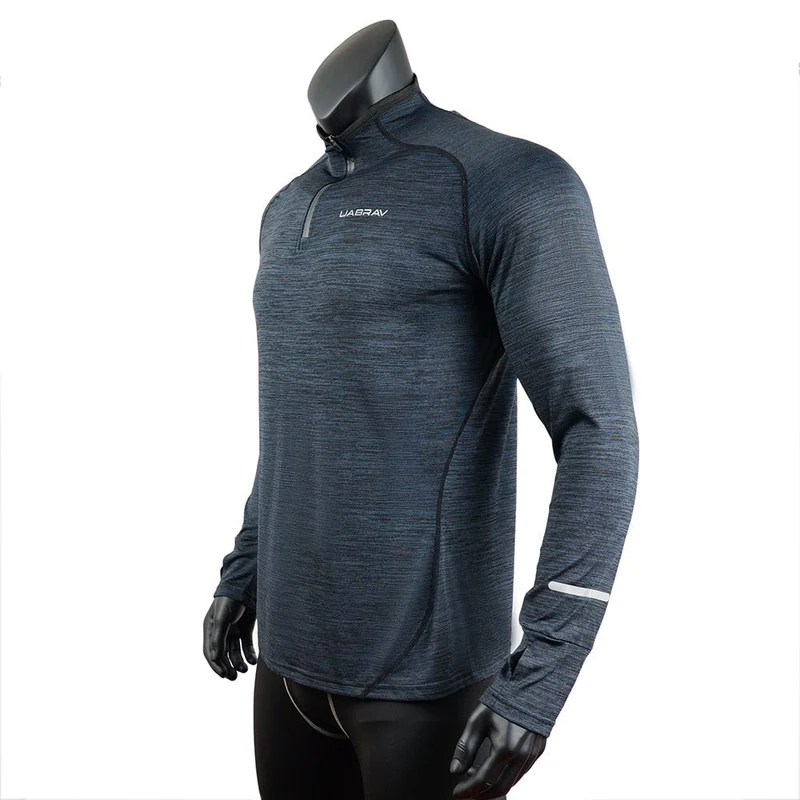 T-Shirt de sport extensible à manches longues pour homme "Rashguard - Uabrav"
