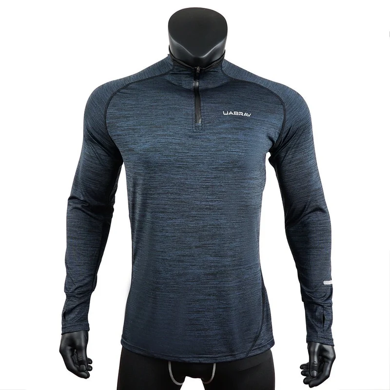 T-Shirt de sport extensible à manches longues pour homme "Rashguard - Uabrav"