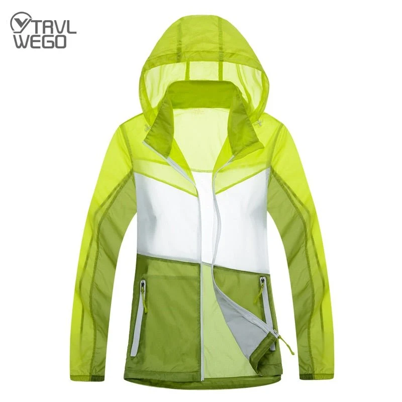 Veste de sport / trail / running ultralégere & imperméable 100g "TRVLWEGO – AD033"