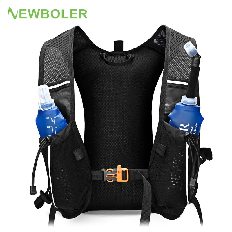 Gilet d'hydratation 12L pour course à pied / trail / marathon 400g "Newboler - Tanluhu "