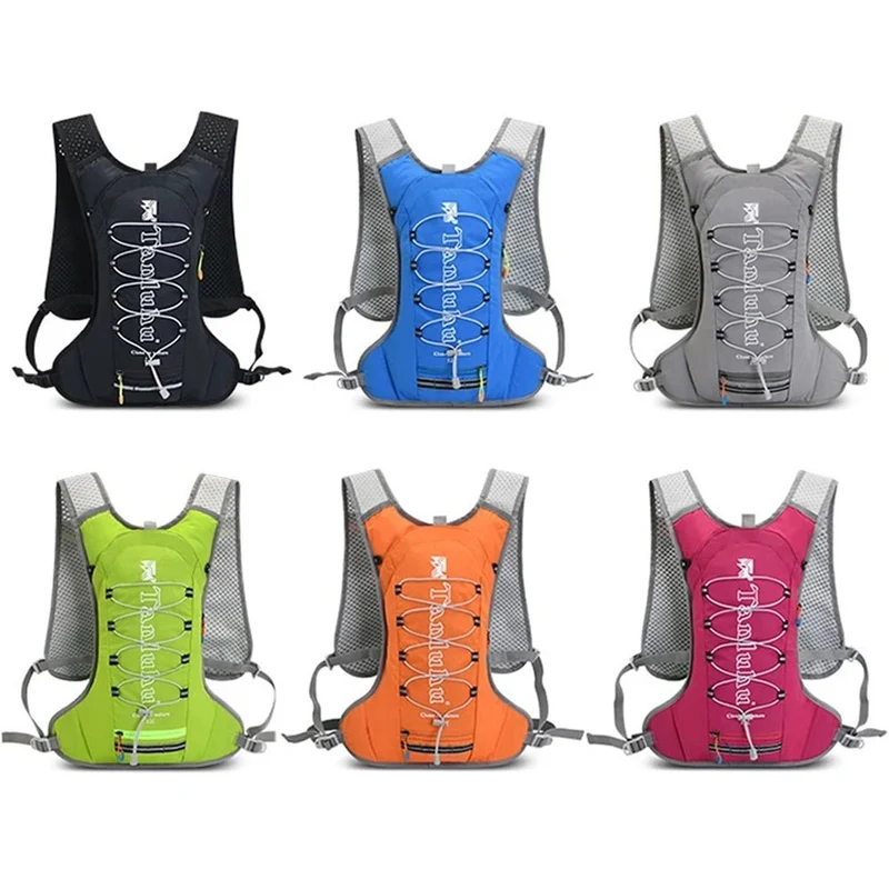Gilet d'hydratation 12L pour course à pied / trail / marathon 400g "Newboler - Tanluhu "