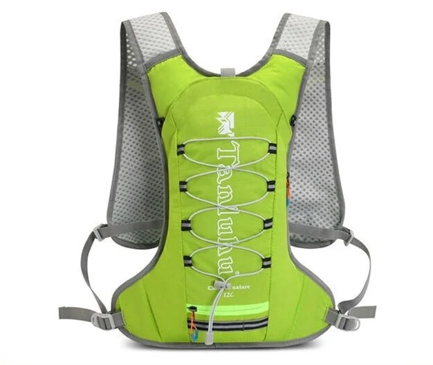 Gilet d'hydratation 12L pour course à pied / trail / marathon 400g "Newboler - Tanluhu "