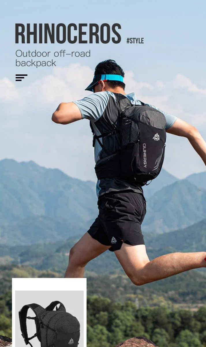 Sac à dos 20L running / ultra-trail / randonnée 560g "AONIJIE – Rhinoceros C9110"