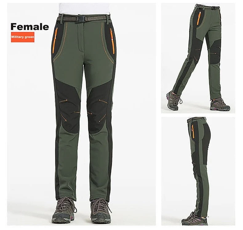 Pantalon de randonnée polaire & imperméable pour femme "LNGXO – JNP02B"