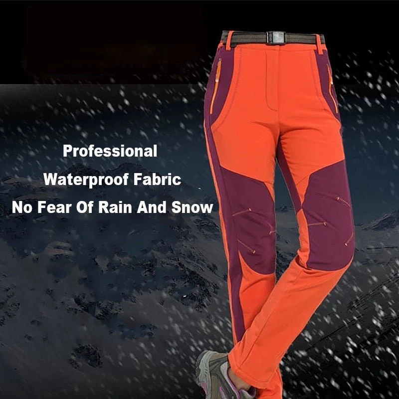 Pantalon de randonnée polaire & imperméable pour femme "LNGXO – JNP02B"