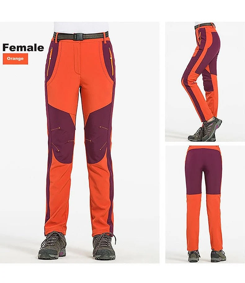 Pantalon de randonnée polaire & imperméable pour femme "LNGXO – JNP02B"