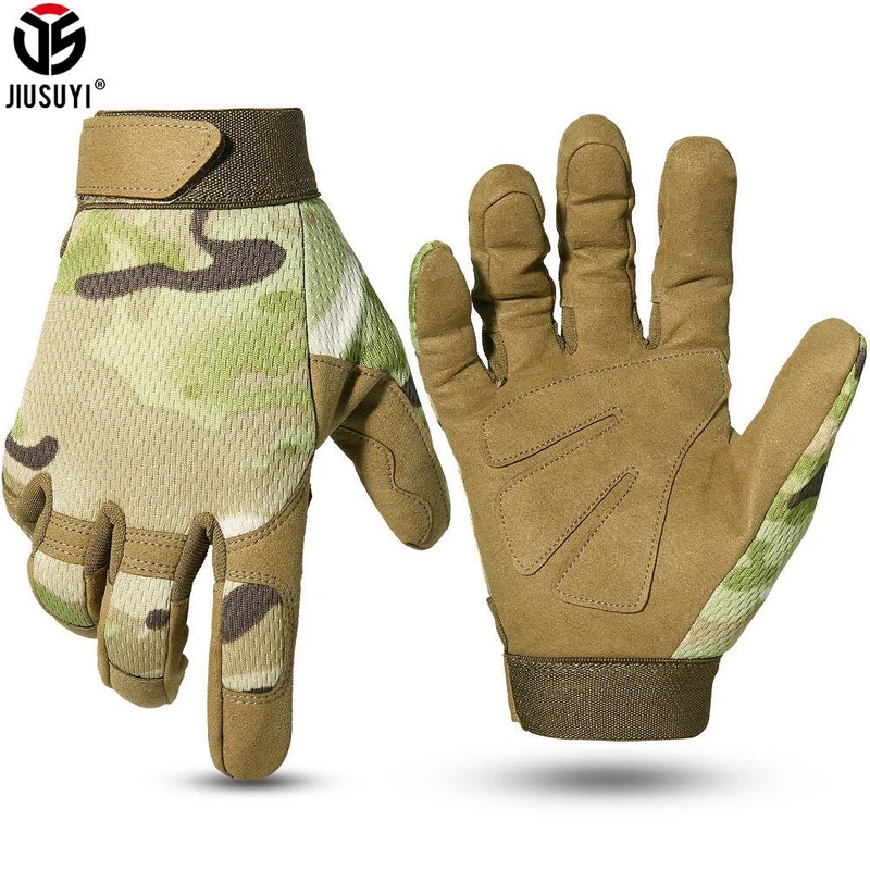 Gants tactiques airsoft / buscraft antidérapants "JIUSUYI - A9"