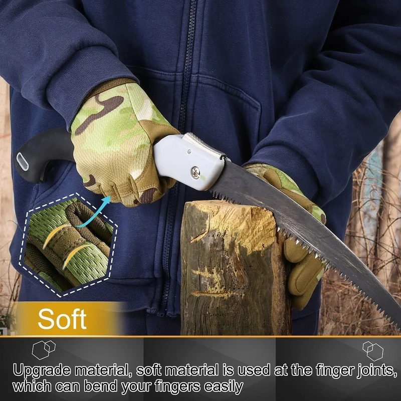 Gants tactiques airsoft / buscraft antidérapants "JIUSUYI - A9"