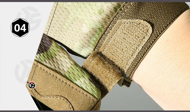Gants tactiques airsoft / buscraft antidérapants "JIUSUYI - A9"