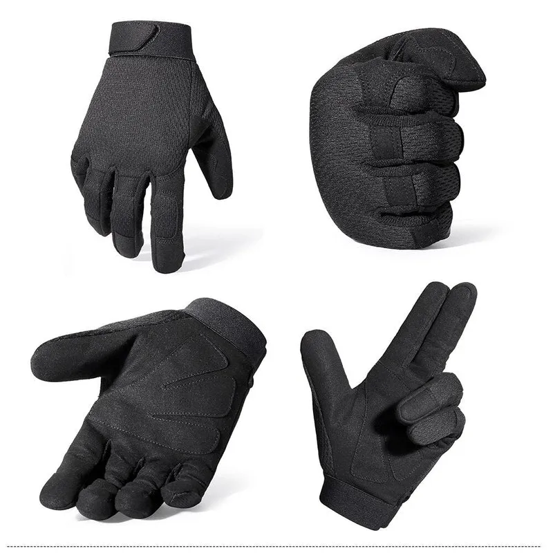 Gants tactiques airsoft / buscraft antidérapants "JIUSUYI - A9"