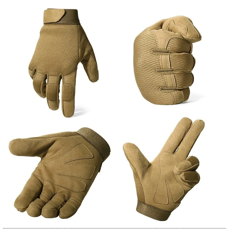 Gants tactiques airsoft / buscraft antidérapants "JIUSUYI - A9"