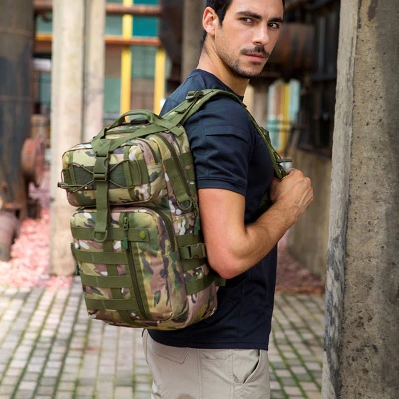 Sac à dos tactique imperméable avec système Molle 30L "Kendome - XA39D"