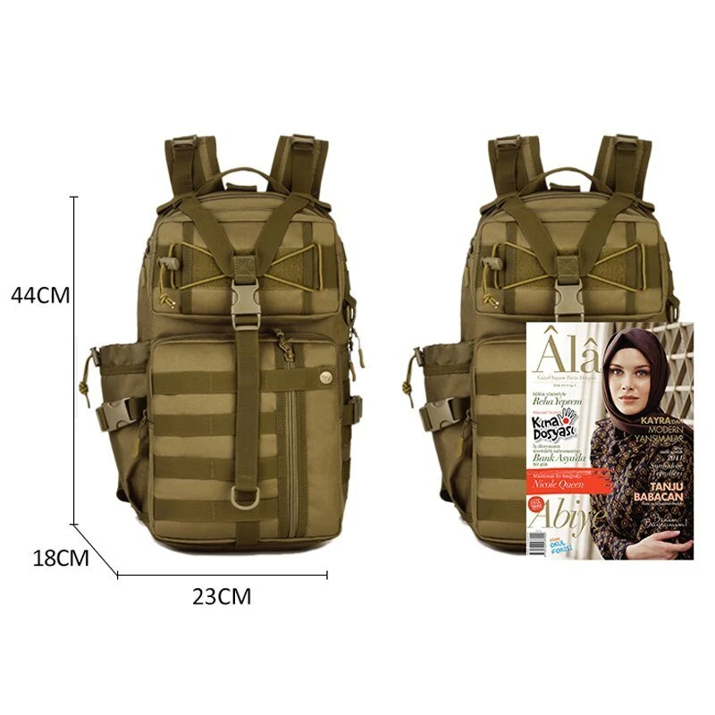 Sac à dos tactique imperméable avec système Molle 30L "Kendome - XA39D"
