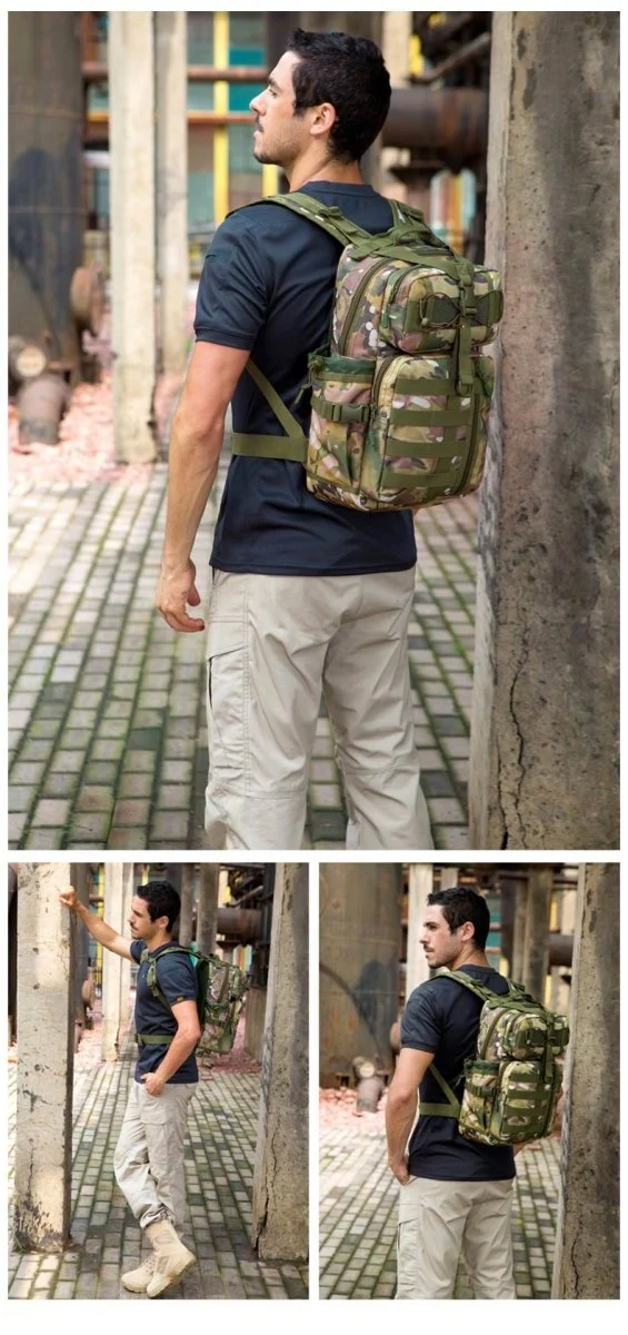 Sac à dos tactique imperméable avec système Molle 30L "Kendome - XA39D"