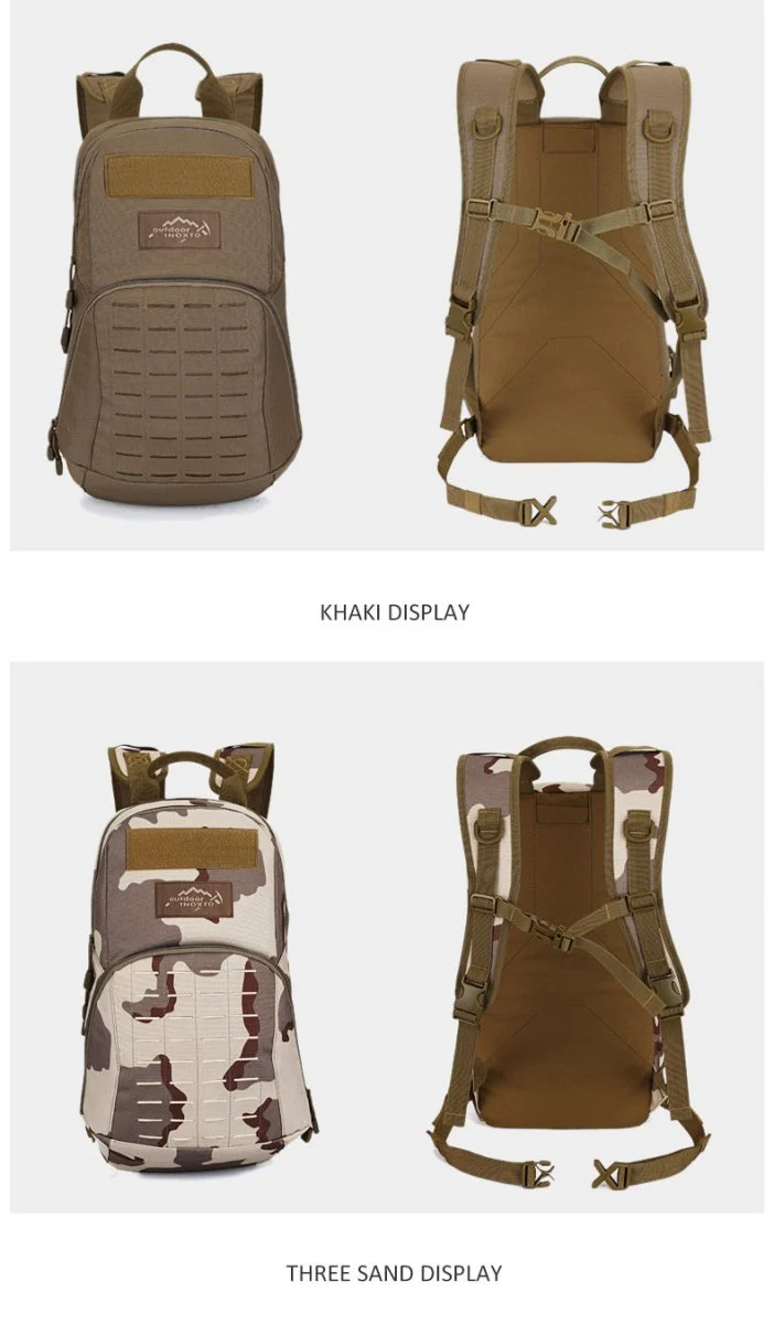 Sac à dos tactique imperméable avec systeme Molle 20L "Outdoor Inoxto - XA51D"