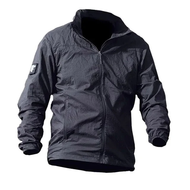 Veste ultralégère / coupe-vent à capuche & imperméable UPF50 + "IGLDSI - Outdoor Jacket"
