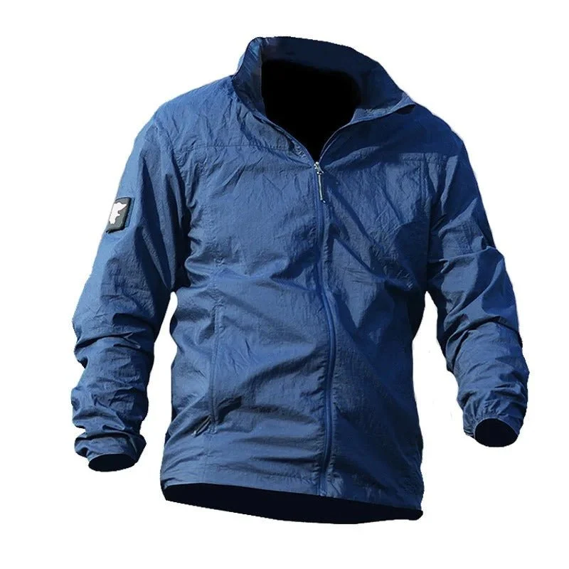 Veste ultralégère / coupe-vent à capuche & imperméable UPF50 + "IGLDSI - Outdoor Jacket"