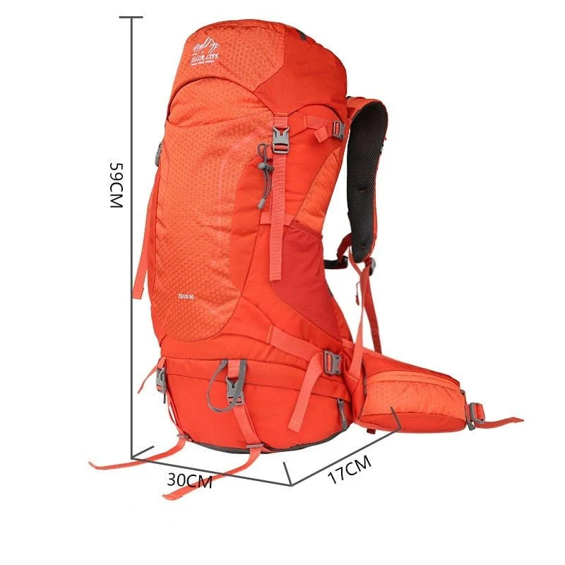 Sac à dos de randonnée avec raincover 1025g "Outdoor Life - Zeus 40/50L"