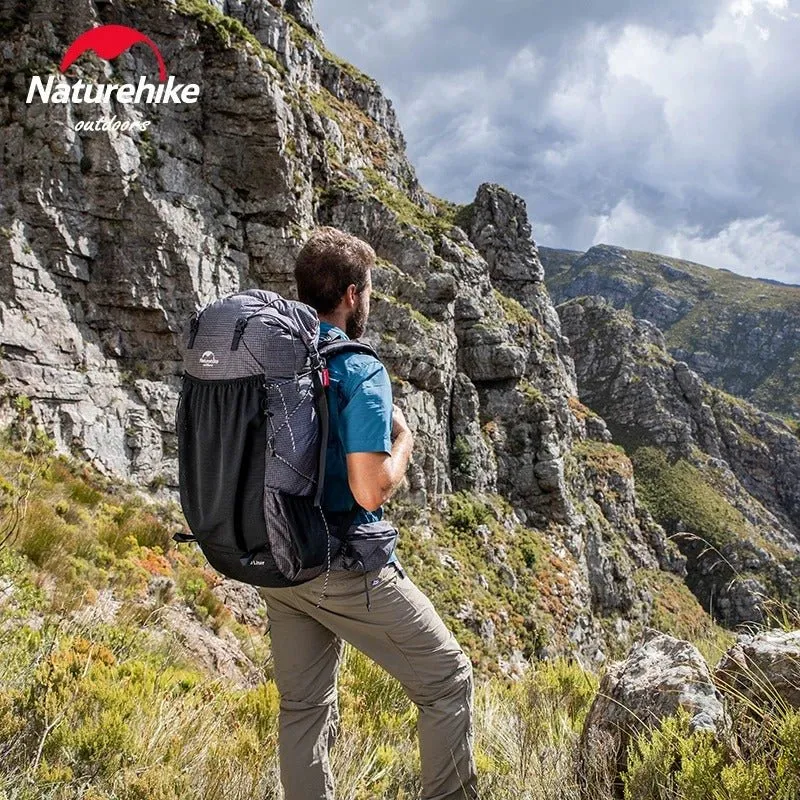 Sac à dos de randonnée ultraléger et imperméable Nylon / Dyneema 45L à 65L "Naturehike – Rock series"