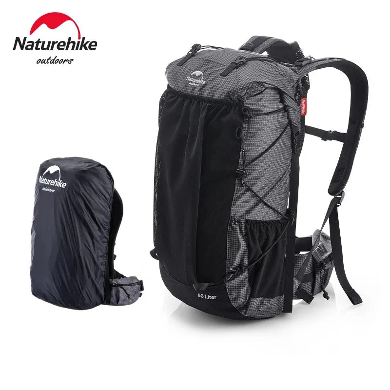 Sac à dos de randonnée ultraléger et imperméable Nylon / Dyneema 45L à 65L "Naturehike – Rock series"