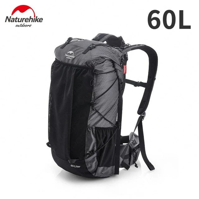 Sac à dos de randonnée ultraléger et imperméable Nylon / Dyneema 45L à 65L "Naturehike – Rock series"