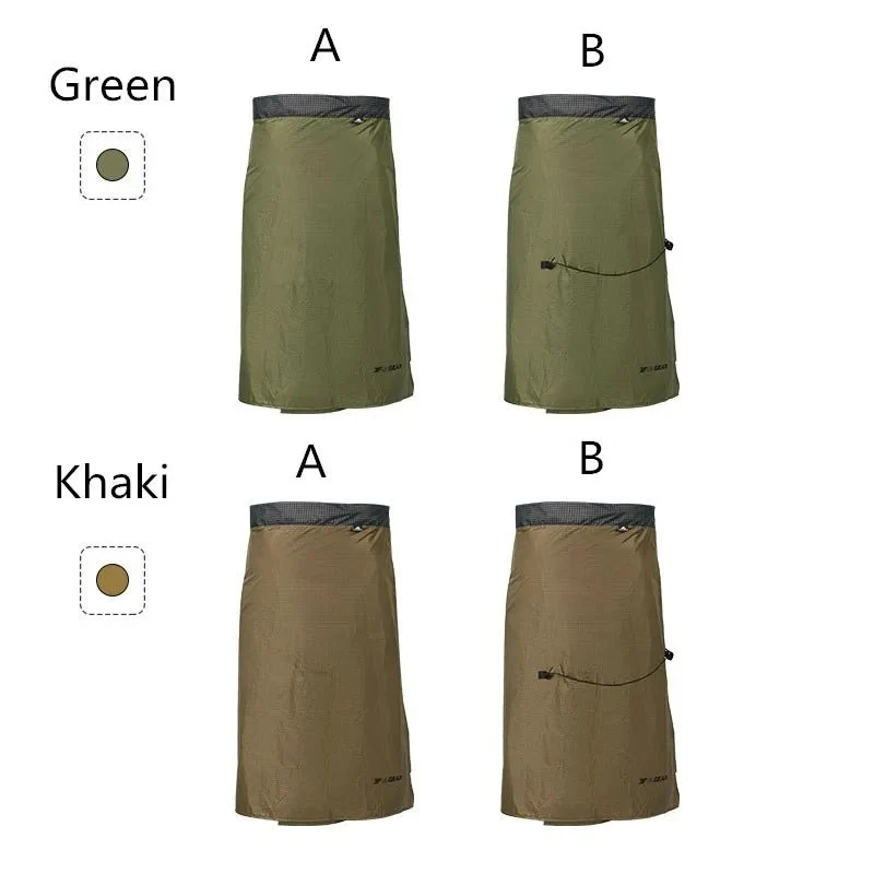 Jupe de pluie de randonnée légère et imperméable 95g "FLAME'S CREED – Rain Skirt"