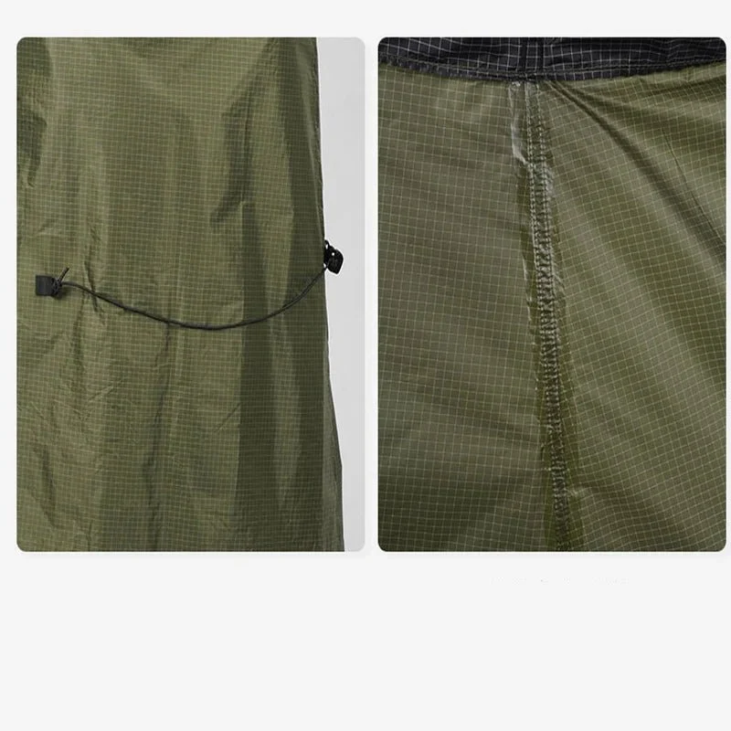 Jupe de pluie de randonnée légère et imperméable 95g "FLAME'S CREED – Rain Skirt"