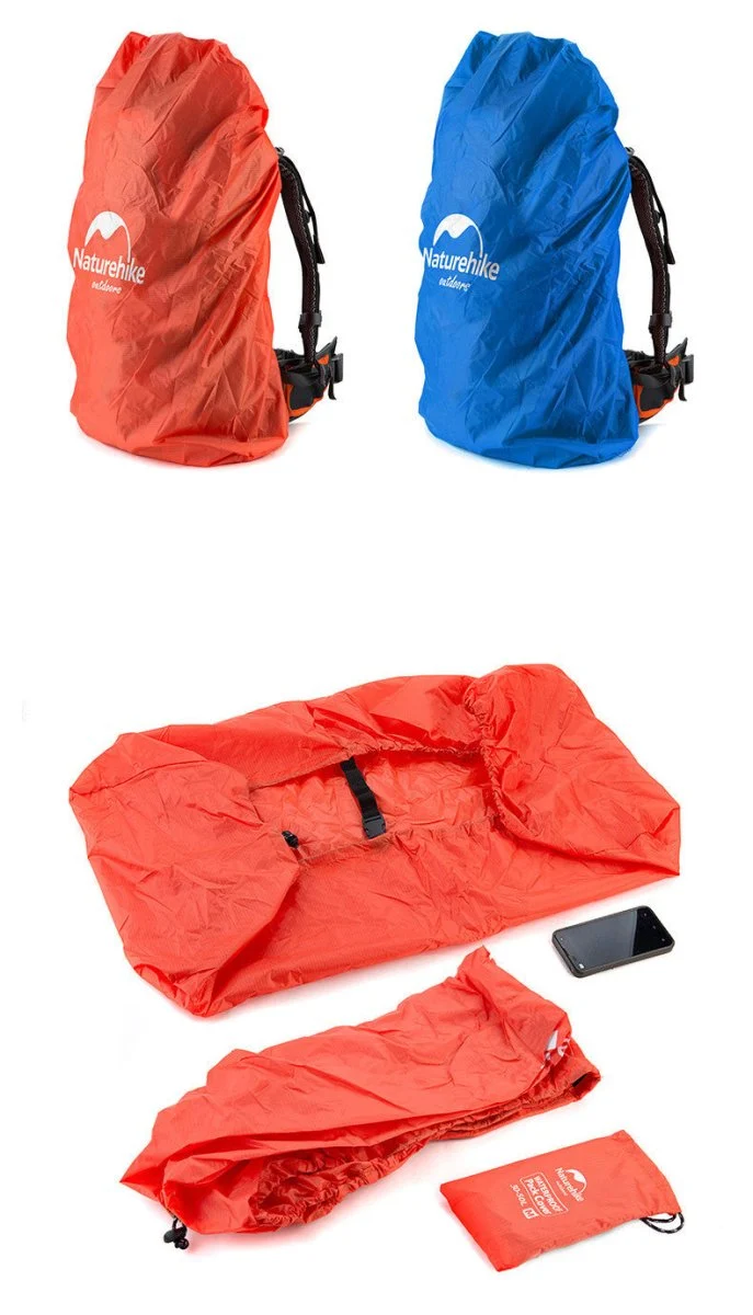 Housse de pluie imperméable 20 à 75L / rain-cover (à partir de 80g) "NatureHike – Backpack Cover"