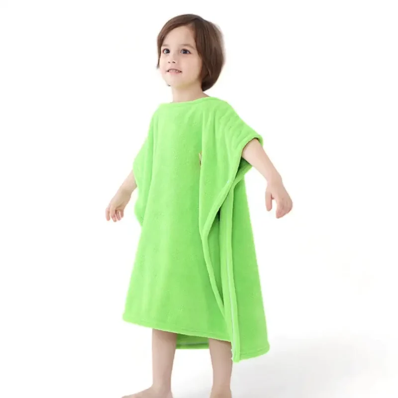 Poncho enfant piscine