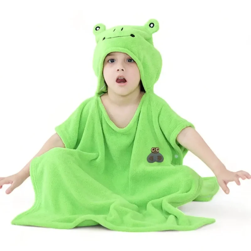 Poncho enfant piscine