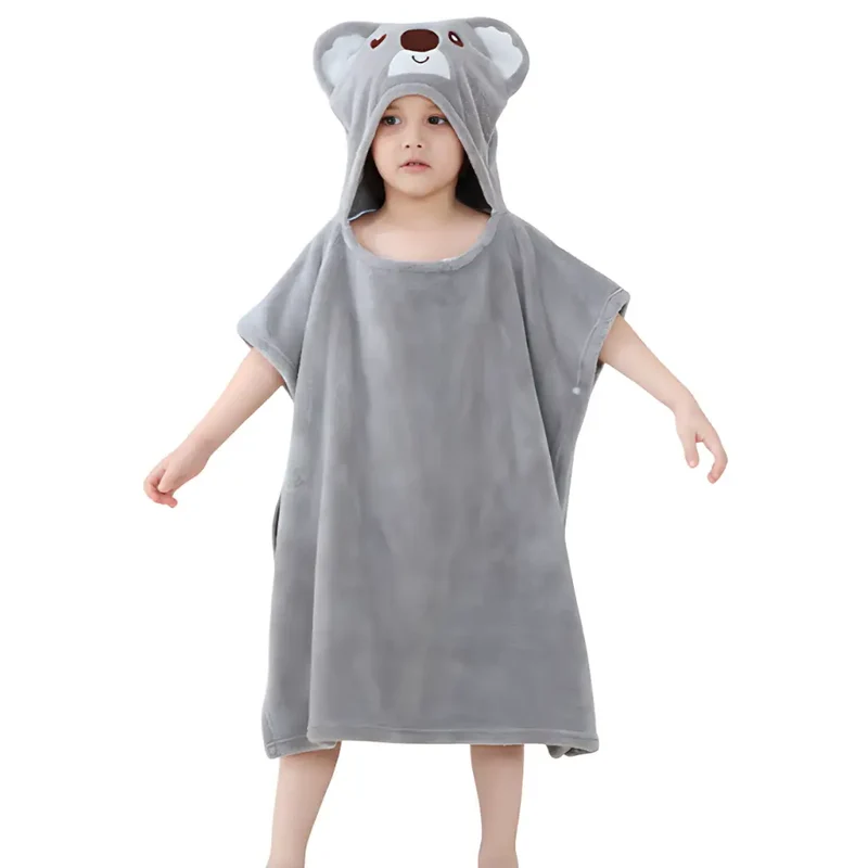 Poncho enfant bain