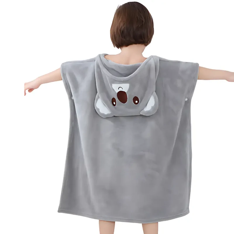 Poncho enfant bain