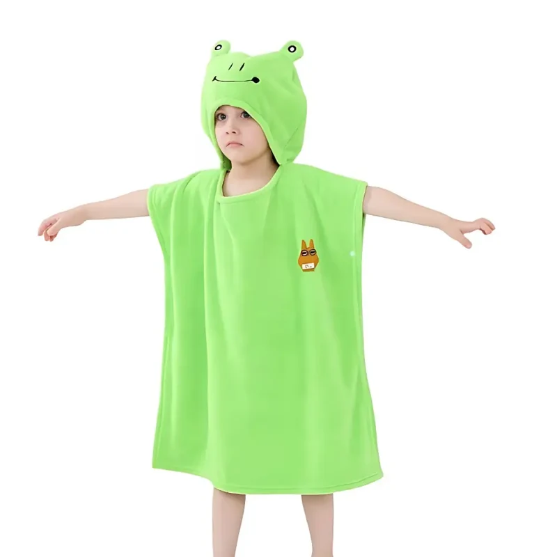 Poncho enfant bain