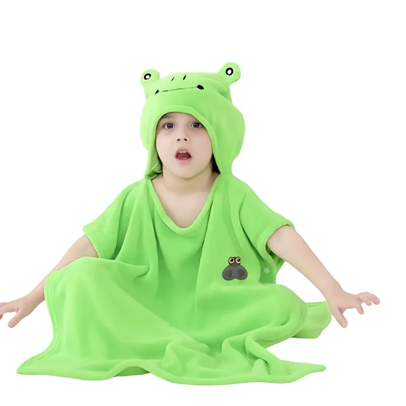 Poncho enfant bain