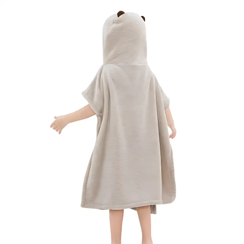 Poncho enfant bain