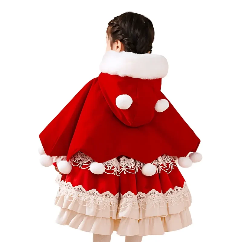 Poncho polaire enfant