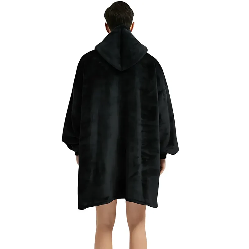 Poncho homme polaire