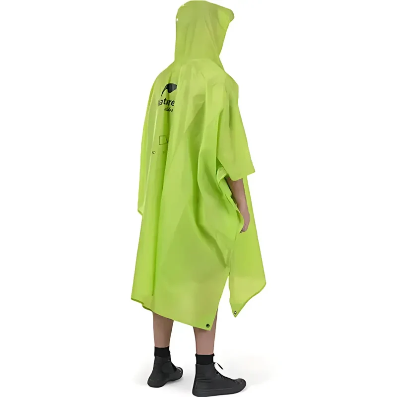 Poncho homme capuche