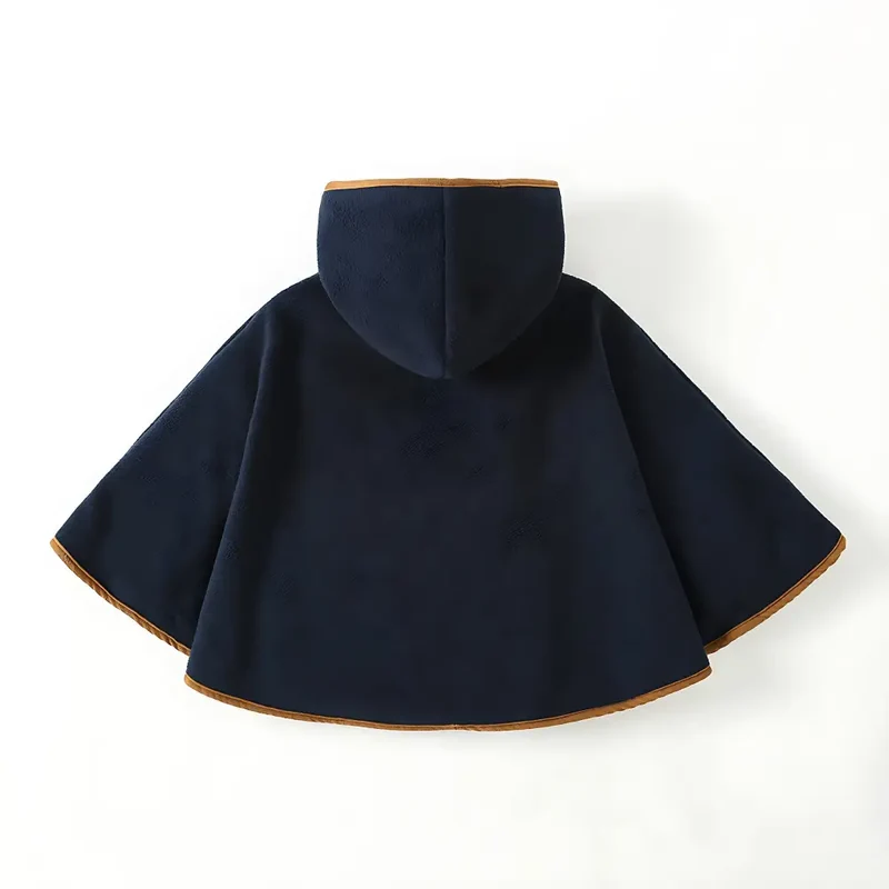 Poncho noir enfant