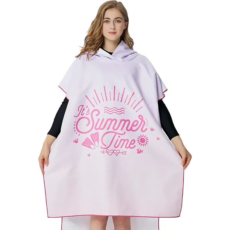 Surf poncho femme