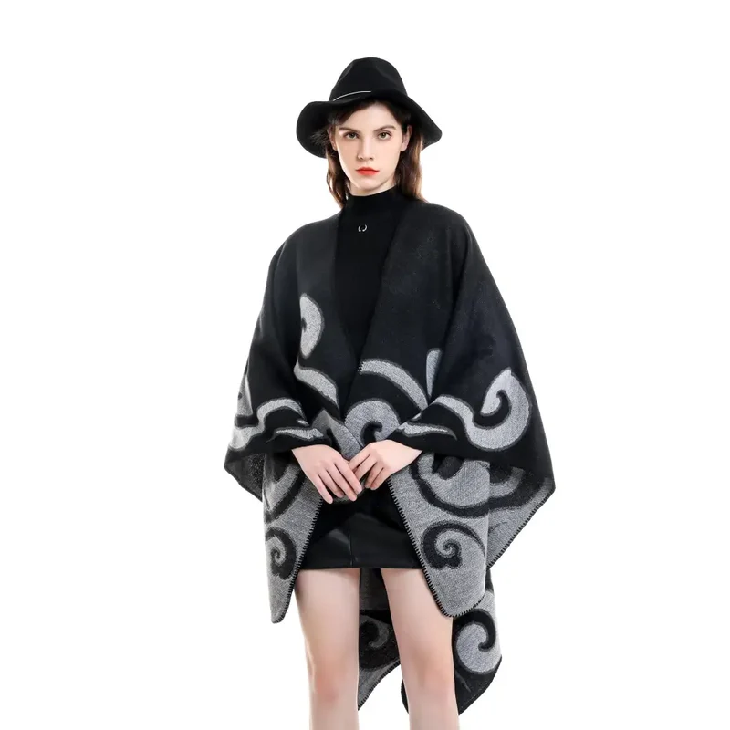 Poncho femme tendance